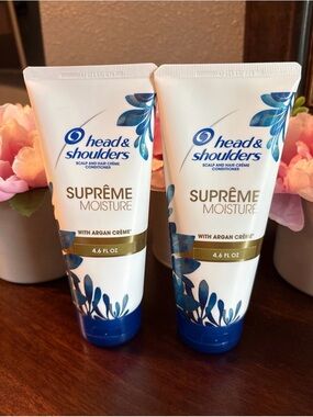 Head & Shoulders Supreme Moisture Conditioner Argan Oil 4.6 fl oz 2 pack